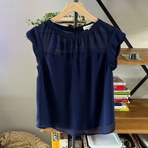 Royal Blue Blouse Size M